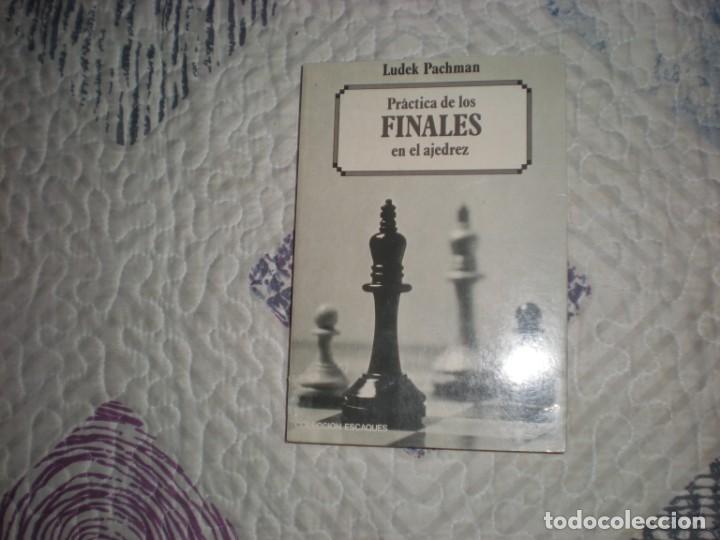 Coleccionismo deportivo: Pr&aacute;ctica de los finales en el ajedrez;Ludek Pachman;Mart&iacute;nez Roca 1988 - Foto 1
