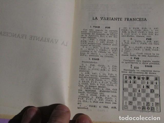 Coleccionismo deportivo: AJEDREZ. LA APERTURA INGLESA. JULIO GANZO. - Foto 6