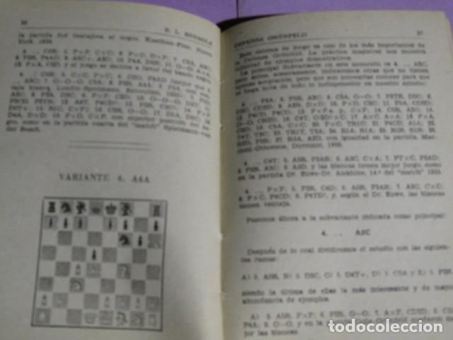 Coleccionismo deportivo: Defensa Grunfeld. Lopez Esnaola Benito - Foto 4