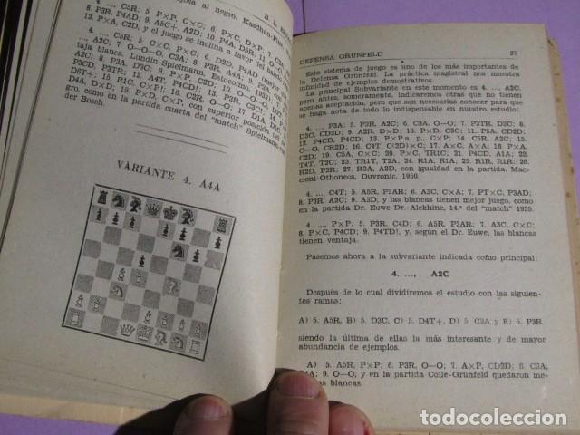Coleccionismo deportivo: Defensa Grunfeld. Lopez Esnaola Benito - Foto 5