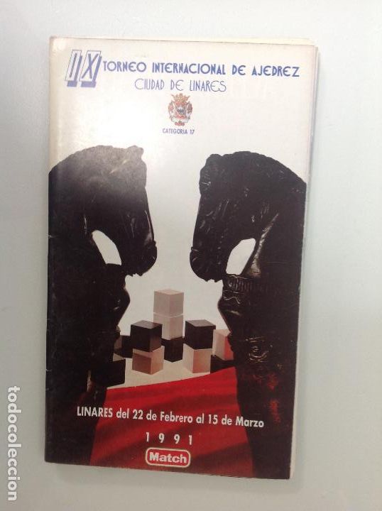 Coleccionismo deportivo: Concurso internacional de Ajedrez. Linares. Jaen - Foto 1