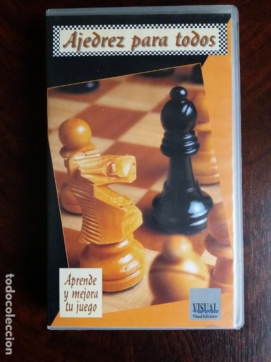 Coleccionismo deportivo: VHS AJEDREZ PARA TODOS. VISUAL EDICIONES. 1995. - Foto 1