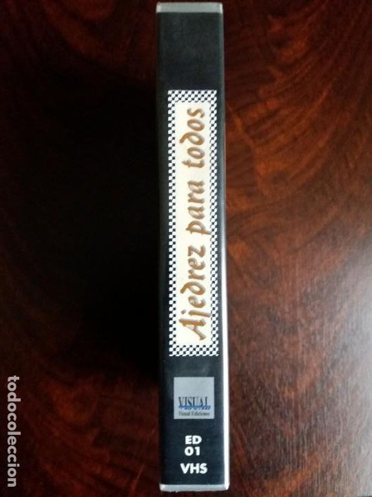 Coleccionismo deportivo: VHS AJEDREZ PARA TODOS. VISUAL EDICIONES. 1995. - Foto 4