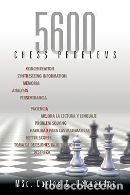 Coleccionismo deportivo: Ajedrez. 5600 Chess Problems - Carlos Hern&aacute;ndez (Carton&eacute;) en espa&ntilde;ol e ingl&eacute;s - Foto 1