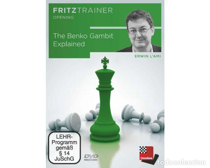 Coleccionismo deportivo: Ajedrez. Chess. The Benko Gambit Explained - Erwin lAmi DVD - Foto 1
