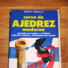 Coleccionismo deportivo: IUDICELLO, MARCO. CURSO DE AJEDREZ MODERNO. - DE VECCHI, 1986