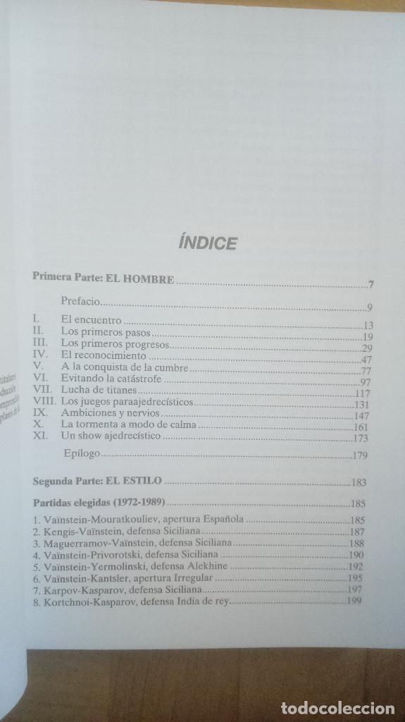 Coleccionismo deportivo: KASPAROV. ALEXANDRE NIKITINE. PAIDOTRIBO - Foto 2