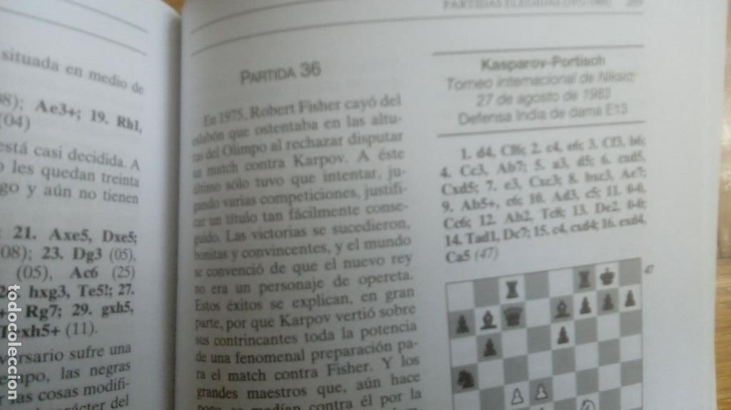 Coleccionismo deportivo: KASPAROV. ALEXANDRE NIKITINE. PAIDOTRIBO - Foto 6