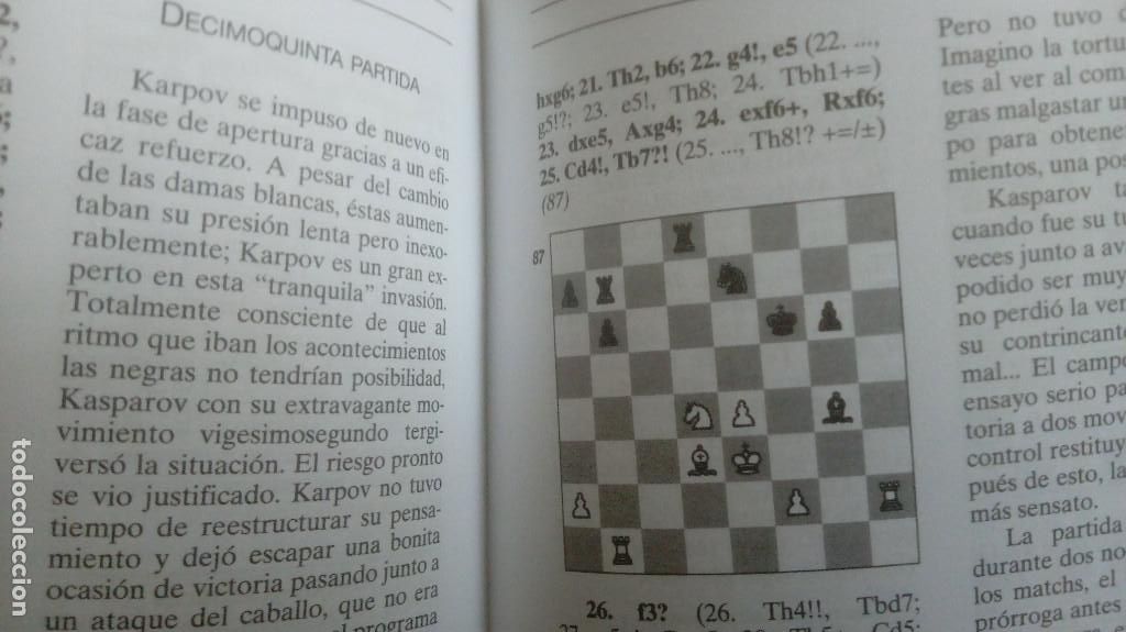 Coleccionismo deportivo: KASPAROV. ALEXANDRE NIKITINE. PAIDOTRIBO - Foto 7