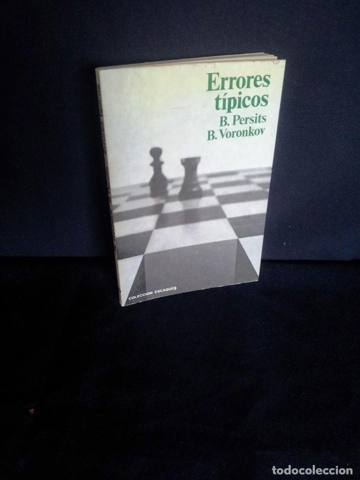 Coleccionismo deportivo: B. VORONKOV Y B. PERSITS - ERRORES TIPICOS - MARTINEZ ROCA 1976 - Foto 1
