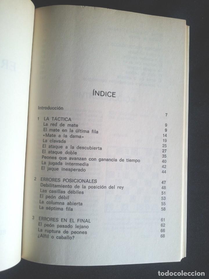 Coleccionismo deportivo: B. VORONKOV Y B. PERSITS - ERRORES TIPICOS - MARTINEZ ROCA 1976 - Foto 2
