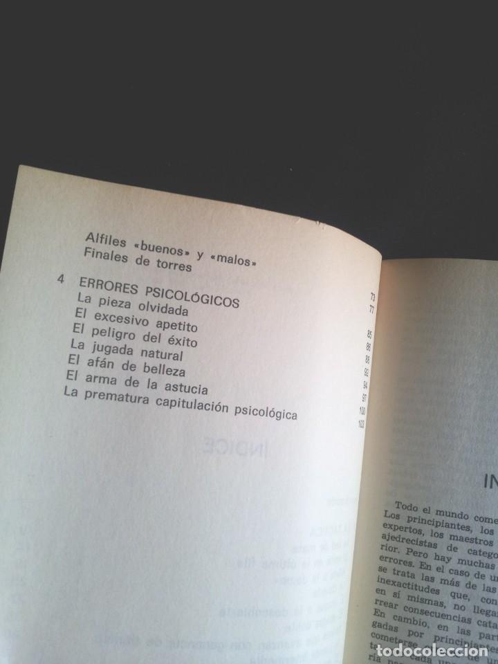 Coleccionismo deportivo: B. VORONKOV Y B. PERSITS - ERRORES TIPICOS - MARTINEZ ROCA 1976 - Foto 3
