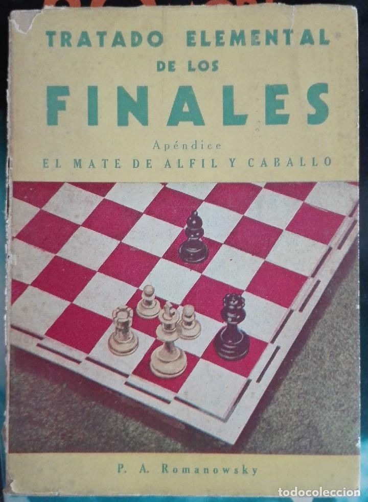 Coleccionismo deportivo: Romanowsky. Tratado elemental de los finales. El mate de alfil y caballo. 1954 - Foto 1