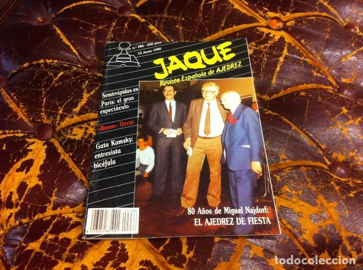 Coleccionismo deportivo: REVISTA DE AJEDREZ. JAQUE. N&ordm; 286. A&Ntilde;O 1990 - Foto 1
