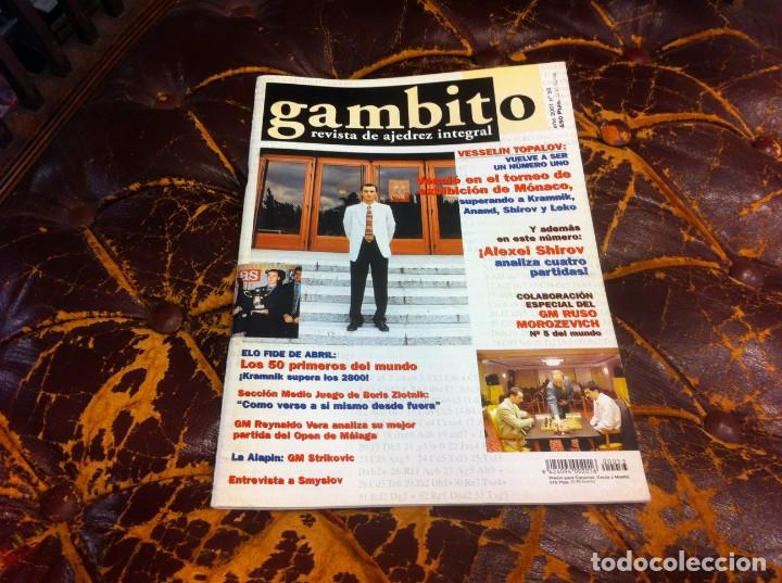 Coleccionismo deportivo: REVISTA DE AJEDREZ. GAMBITO. N&ordm; 53. A&Ntilde;O 2001. - Foto 1