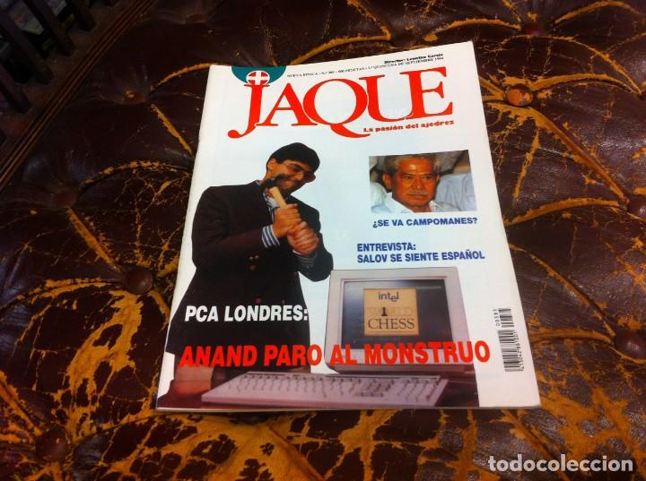 Coleccionismo deportivo: REVISTA DE AJEDREZ. JAQUE. N&ordm; 385. A&Ntilde;O 1994. - Foto 1