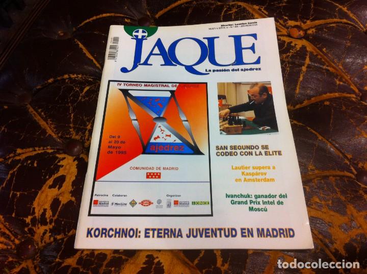 Coleccionismo deportivo: REVISTA DE AJEDREZ. JAQUE. N&ordm; 401. SAN SEGUNDO - Foto 1