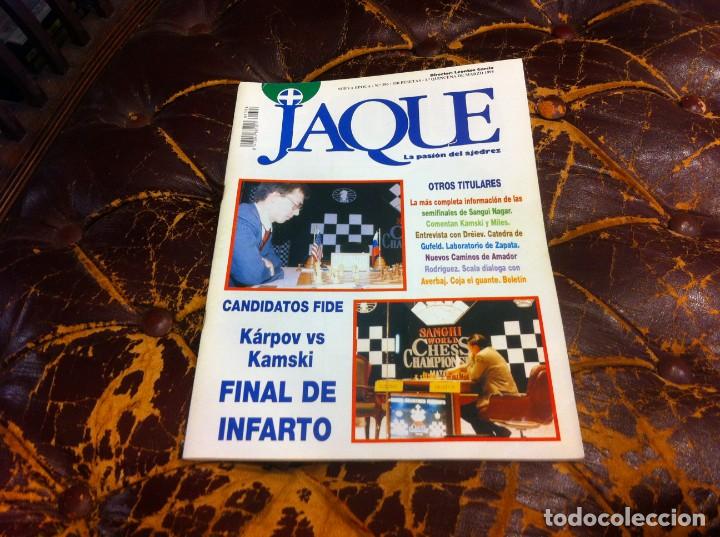 Coleccionismo deportivo: REVISTA DE AJEDREZ. JAQUE. N&ordm; 396. A&Ntilde;O 1995 - Foto 1