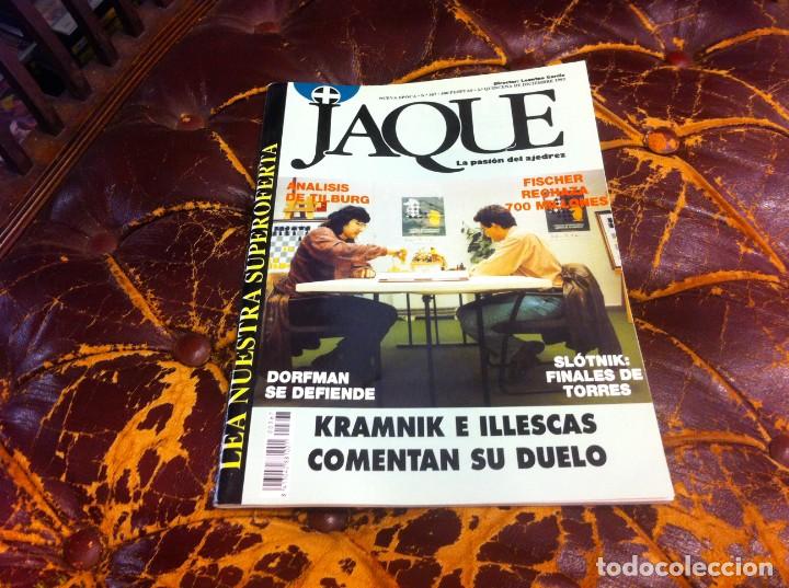 Coleccionismo deportivo: REVISTA DE AJEDREZ. JAQUE. N&ordm; 367. A&Ntilde;O 1993. - Foto 1