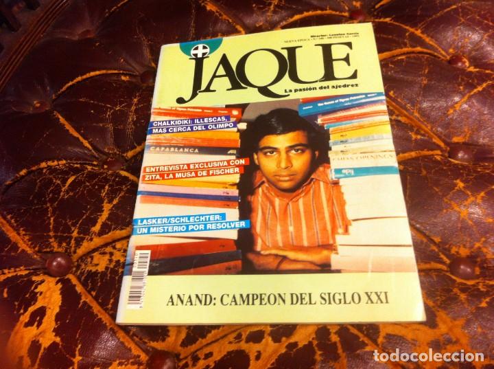Coleccionismo deportivo: REVISTA DE AJEDREZ. JAQUE. N&ordm; 340. A&Ntilde;O 1992. - Foto 1