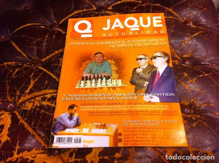 Coleccionismo deportivo: REVISTA DE AJEDREZ. JAQUE. N&ordm; 563. 2003 - Foto 1