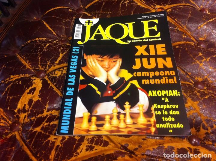 Coleccionismo deportivo: REVISTA DE AJEDREZ. JAQUE. N&ordm; 503. XIE JUN - Foto 1
