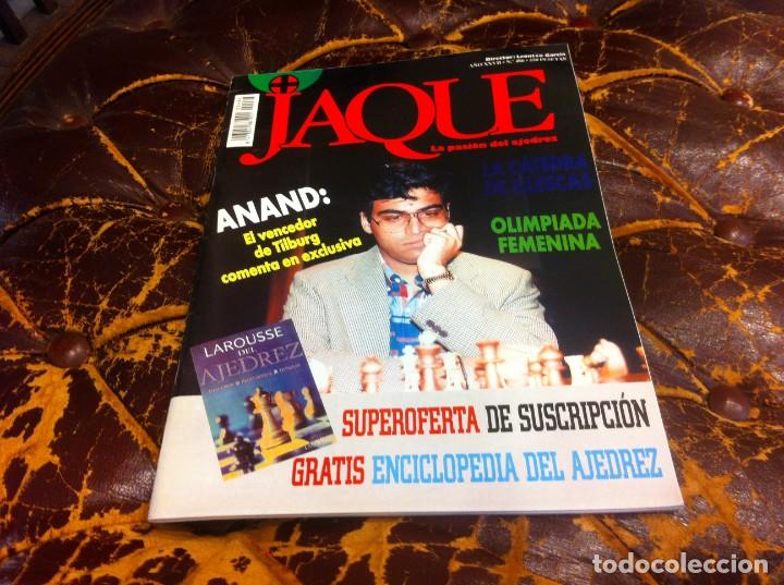 Coleccionismo deportivo: REVISTA DE AJEDREZ. JAQUE. N&ordm; 486 - Foto 1