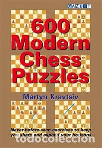 Coleccionismo deportivo: Ajedrez. 600 Modern Chess Puzzles - Martyn Kravtsiv - Foto 1