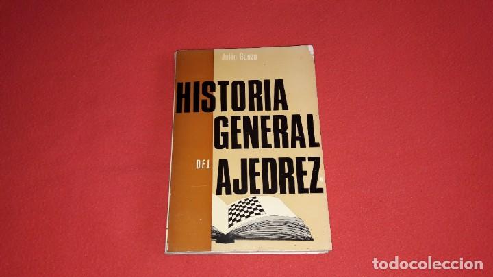 Coleccionismo deportivo: HISTORIA GENERAL DEL AJEDREZ. JULIO GANZO - Foto 1