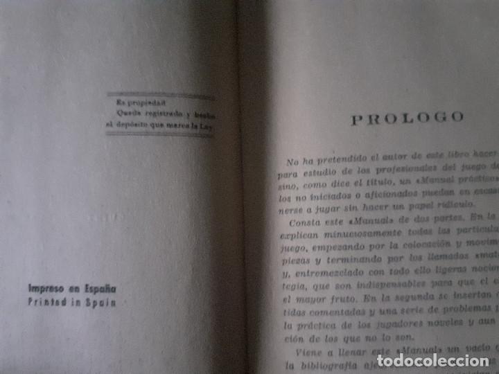 Coleccionismo deportivo: MANUAL PR&Aacute;CTICO DE AJEDREZ, POR HOOPER, EDICIONES IB&Eacute;RICAS - Foto 5