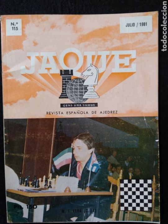 Coleccionismo deportivo: Revista jaque n 115 julio 1981 - Foto 1