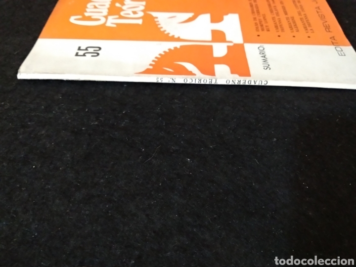 Coleccionismo deportivo: Revista jaque. Cuadernos te&oacute;ricos N 55 - Foto 3