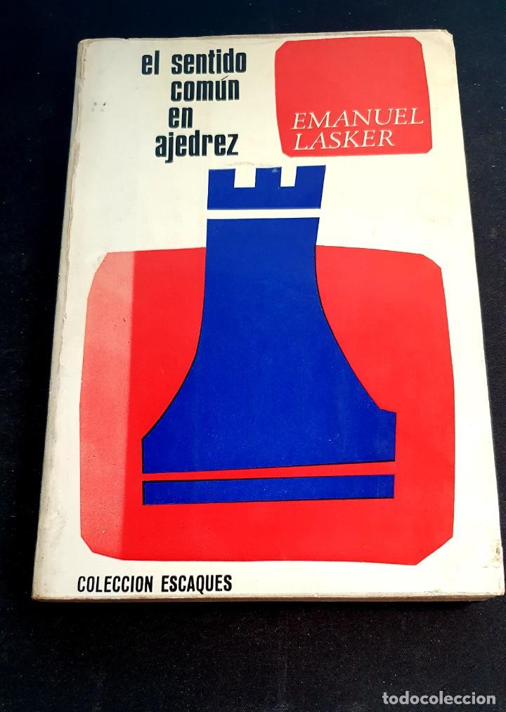 Coleccionismo deportivo: EL SENTIDO COMUN EN AJEDREZ - EMANUEL LASKER - 1978 - Foto 1