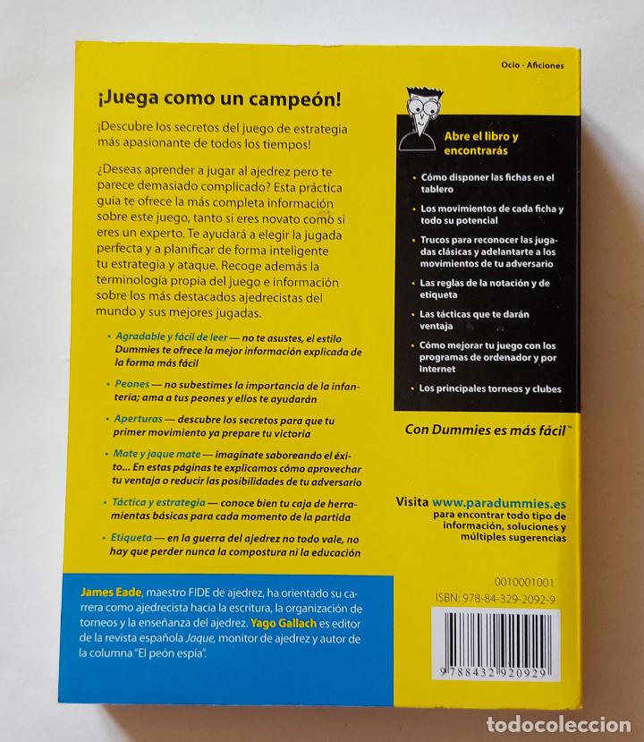 Coleccionismo deportivo: Ajedrez para dummies | Eade, James | Editorial Para Dummies 2011 - Foto 13