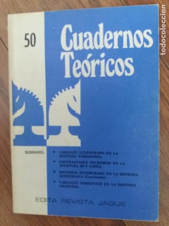 Coleccionismo deportivo: Cuaderno Teorico Jaque N&ordm; 50 - Foto 1