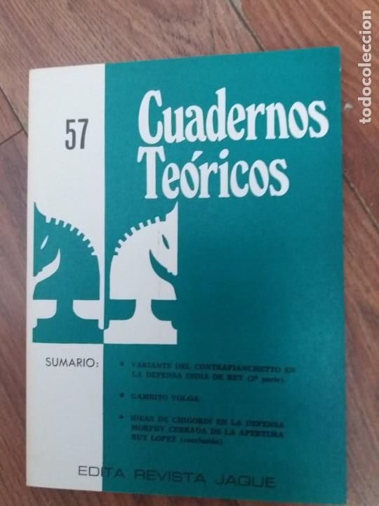 Coleccionismo deportivo: Cuaderno Teorico Jaque N&ordm; 57 - Foto 1