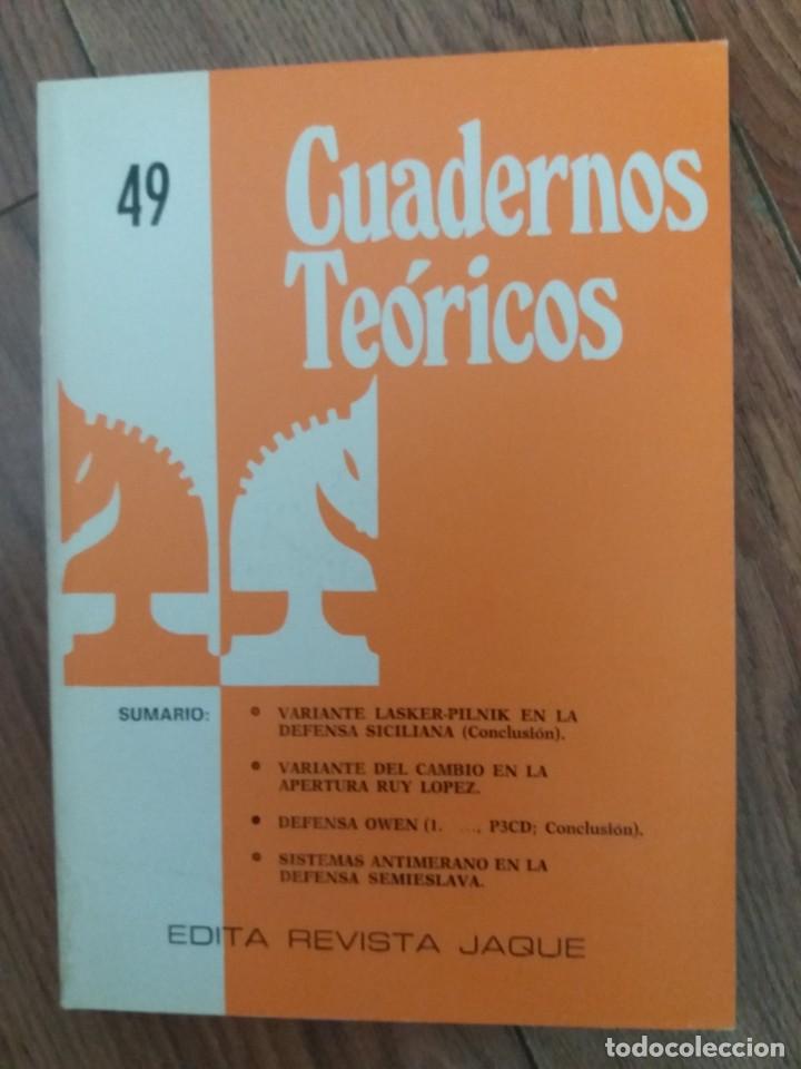Coleccionismo deportivo: Cuaderno Teorico Jaque N&ordm; 49 - Foto 1