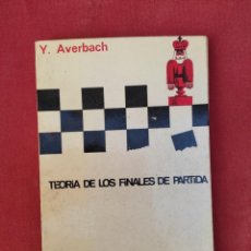 Coleccionismo deportivo: AVERBACH, YURI - TEORÍA DE LOS FINALES DE PARTIDA - 1968