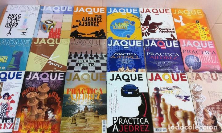 Coleccionismo deportivo: LOTE DE 18 REVISTAS JAQUE - PRACTICA EL AJEDREZ - Foto 1