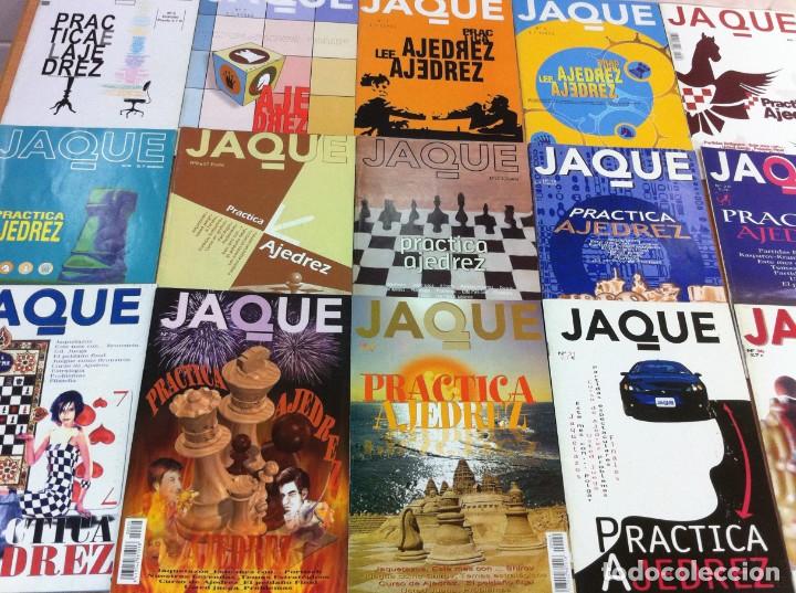 Coleccionismo deportivo: LOTE DE 18 REVISTAS JAQUE - PRACTICA EL AJEDREZ - Foto 2