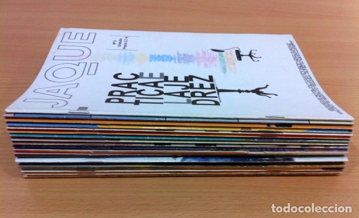 Coleccionismo deportivo: LOTE DE 18 REVISTAS JAQUE - PRACTICA EL AJEDREZ - Foto 7