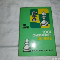 Coleccionismo deportivo: 1001 COMBINACIONES DE MATE.FREF REINFELD.BRUGUERA AJEDREZ 1972.-2ª EDICION. Lote 302478388