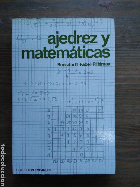 Coleccionismo deportivo: AJEDREZ Y MATEM&Aacute;TICAS. VV.AA. - Foto 1