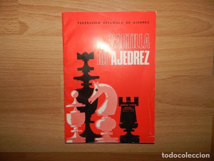 Coleccionismo deportivo: TOR&Aacute;N, Ram&oacute;n. Cartilla de ajedrez - Foto 1