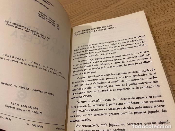 Coleccionismo deportivo: La defensa francesa - M. Euwe / 1978 - Foto 8
