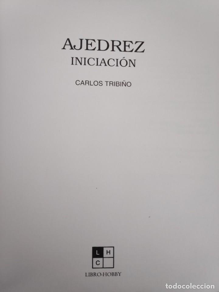 Coleccionismo deportivo: Ajedrez ABC Carlos Tribi&ntilde;o Libro-Hobby - Foto 4