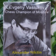 Coleccionismo deportivo: ♔♕ AJEDREZ EVGENY VASIUKOV CHESS CHAMPION OF MOSCOW, NIKITIN ELK&RUBY 2018. Lote 402445519