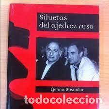 Coleccionismo deportivo: siluetas del ajedrez ruso Genna Sosonko - Foto 1