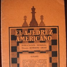Coleccionismo deportivo: REVISTA EL AJEDREZ AMERICANO ROBERTO GRAU ,BUENOS AIRES.Nº67 .ABRIL 1933