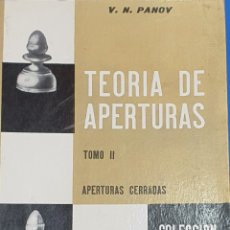 Coleccionismo deportivo: *** LM03 - TEORIA DE APERTURAS TOMO II - COLECCION ESCAQUES - MARTINEZ ROCA. Lote 321397543